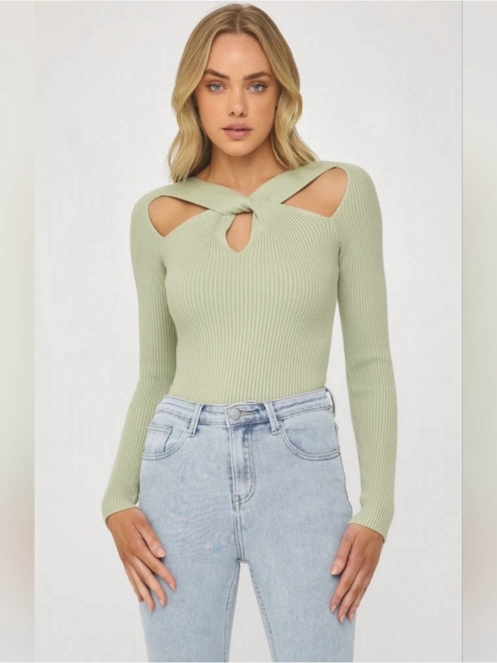 Petal and Pup Caroline Knitted Top- PEACH